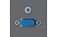 Ramka modułowa audio/video 1xVGA+mini jack 0,1m (zab. 70mm) Bachmann (917.045)