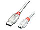 Lindy kabel USB A-MINI/B, 2.0, wtyk/wtyk, długość 2m, 31685, USB A - mini USB