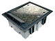 Puszka podłogowa (floorbox) na 4 moduły mosaic 45x45mm. do wykończenia wykła