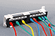 Patch panel naścienny 12 portów UTP kat.6 plastikowa rama