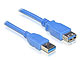 Kable USB 3.1 gen1 wtyk A na gniazdo A długość 3m przedłużacz Unitek Y-C403