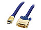Kabel HDMI do DVI-D Sinlgel Link wersja Gold długość 7,5m