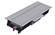 Top Frame kaseta z ramką 8x, niesymetryczna (pokr.RAL9006, obud. czarna RAL9011