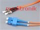 Patchcord światłowodowy SC-ST OM1 62,5/125µm MM duplex dł.25m wykonywany na