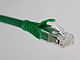 Patchcord miedziany U/FTP kat.6a dł.0,5m zielony