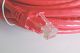 Patchcord UTP miedziany kat.6 (klasa E) linka czerwony dł.15m kabel nieekranowa