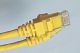 Patchcord UTP miedziany kat.6 (klasa E) linka żółty dł.3m kabel nieekranowan