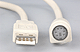 USB ADAP A/MINIDIN6-W/G