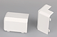 Narożnik zewnętrzny do listwy LP 80x25 biały
