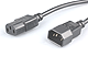Przedłużacz kabla zasilającego złącza C13 / C14 długość 0,8m