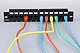 Patch panel 12 portów UTP kat.5e 1U 10"