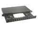 Przełącznica światłowodowa 12xSC duplex/12xLC quad 19" 1U czarna