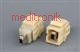 Moduł keystone FIREWIRE 4 pin gniazdo na gniazdo ivory