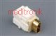 Moduł keystone gniazdo HDMI na gniazdo HDMI biały