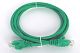 Patchcord UTP miedziany kat.6 (klasa E) linka zielony dł.1m kabel nieekranowany