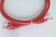 Patchcord RJ45 Kat.5e 1m U/UTP PVC miedziany czerwony